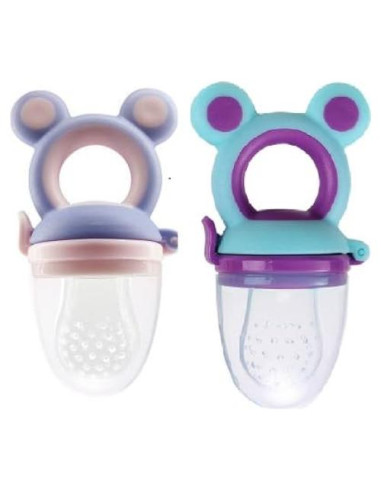 Chupete Alimentador para Bebés Yummy Baby Osos Grises/Azules