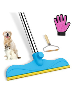 Kit de Rastrillo para Alfombra Eaersan 3 en 1 - Mango Ajustable 114.3 cm