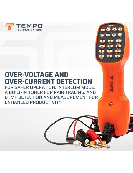 Conjunto de Prueba de Teléfono Tempo Communications TM-500 DSL