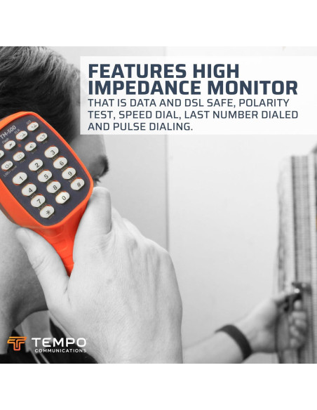 Conjunto de Prueba de Teléfono Tempo Communications TM-500 DSL