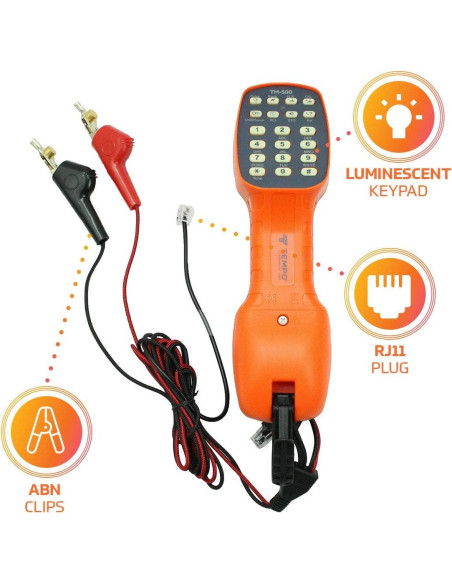 Conjunto de Prueba de Teléfono Tempo Communications TM-500 DSL