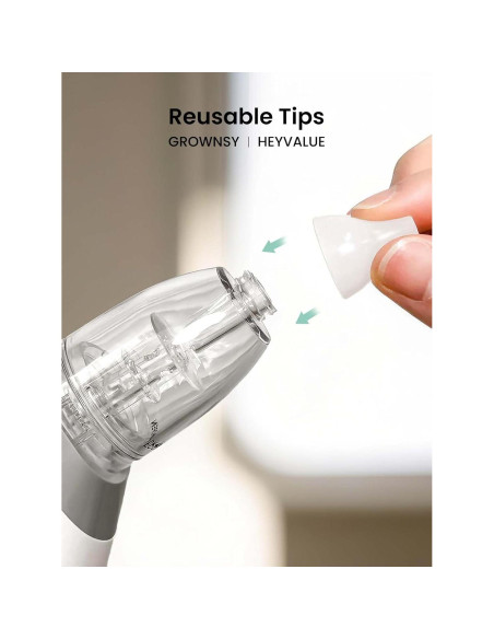 Cámara de Succión Nasal GROWNSY Mejorada + 3 Puntas Silicona