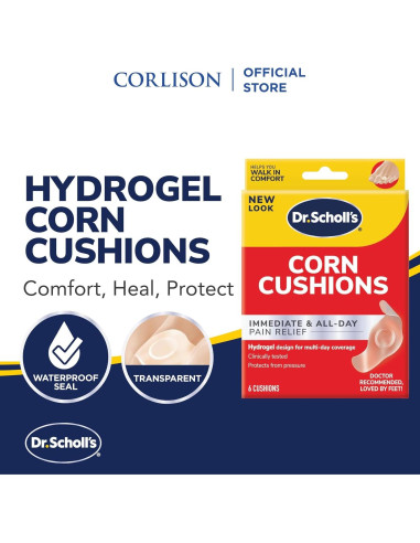 Cojín para Callos Dr. Scholl's Hidrogel 6 Unidades