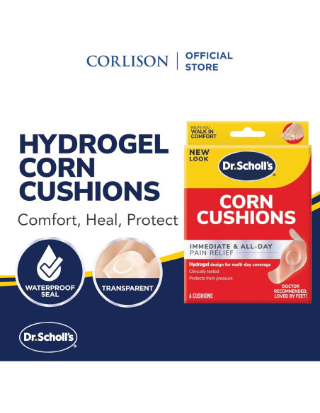 Cojín para Callos Dr. Scholl's Hidrogel 6 Unidades