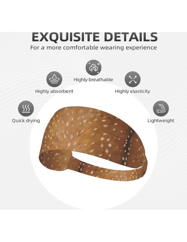 Cinta de cabeza deportiva DSSWTP unisex, antideslizante, absorbente