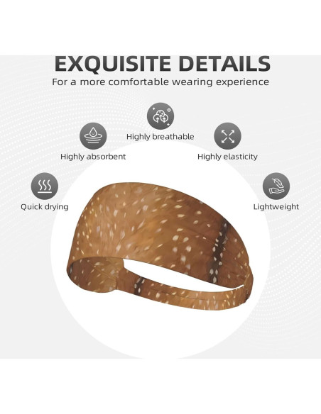 Cinta de cabeza deportiva DSSWTP unisex, antideslizante, absorbente