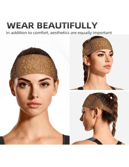 Cinta de cabeza deportiva DSSWTP unisex, antideslizante, absorbente