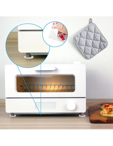 Almohadillas de Silicona Antideslizantes Golesh 10x1 cm - Protección Muebles