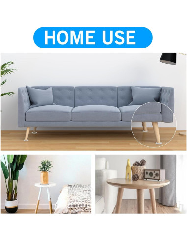 Almohadillas de Silicona Antideslizantes Golesh 10x1 cm - Protección Muebles