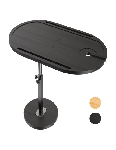 Mesa de bandeja de TV giratoria NiHome de bambú 52x32 cm