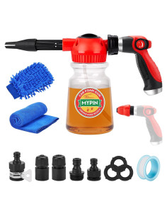 MYPIN Pistola de Espuma 16 en 1 para Lavado de Autos 1000ml