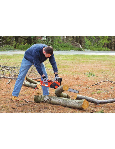 Motosierra eléctrica BLACK+DECKER CS1518, 15 Amp, 45.72 cm