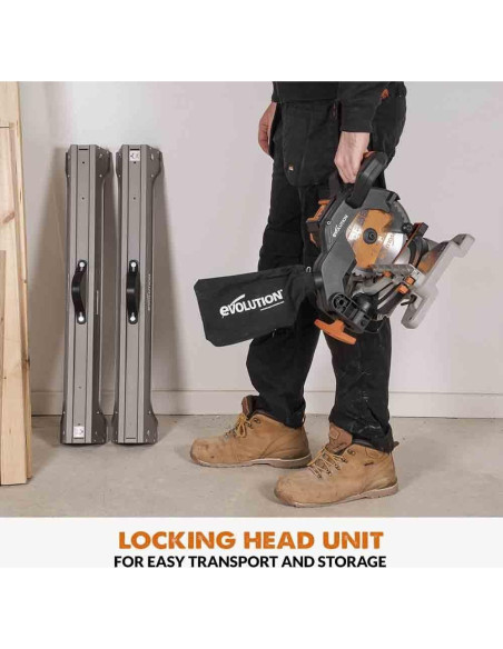 Sierra de Inglete Compuesta Inalámbrica Evolution R185CMS-Li 20V