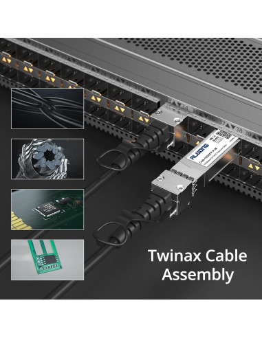 Cable DAC SFP+ 10G Alwong 0.3m Pasivo Twinax 30AWG