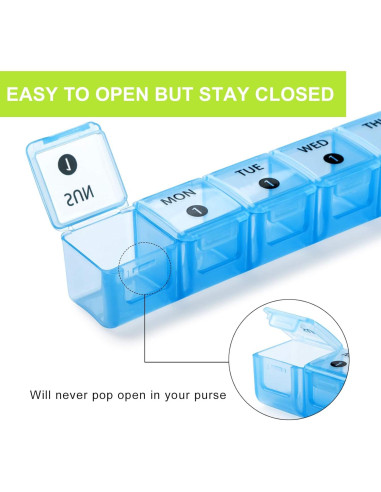 Organizador de Pastillas Mensual DANYING XL 28 Compartimentos