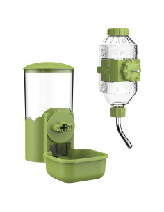 Dispensador Automático de Agua y Comida Kassiva Verde 500ml