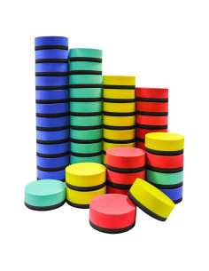 Borradores magnéticos de pizarra blanca IHPUKIDI 48 paquetes