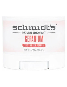 Desodorante Natural Schmidt's en Barra 19.8g Piel Sensible Geranio