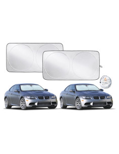 Protector Solar para Parabrisas EcoNour Mediano 2 Paquete