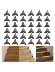 36 Esquinas Internas de Polvo Olldag para Escaleras de Madera