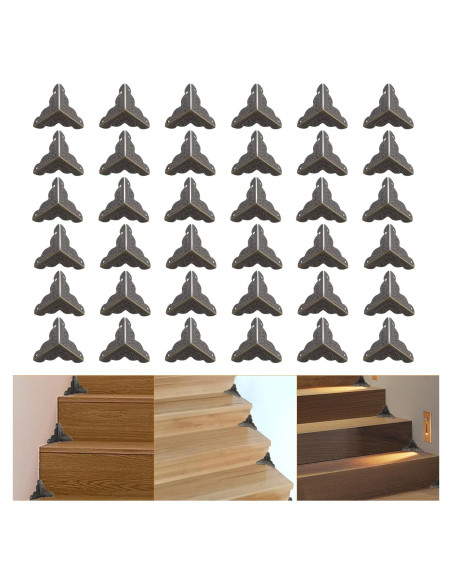 36 Esquinas Internas de Polvo Olldag para Escaleras de Madera