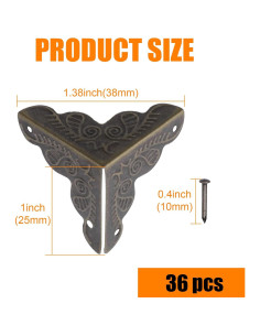 36 Esquinas Internas de Polvo Olldag para Escaleras de Madera 2