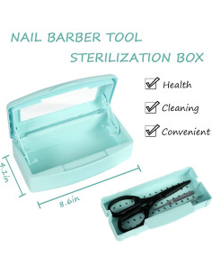 Caja Desinfectante Gusnilo para Herramientas de Uñas 21.8x10.4cm 2