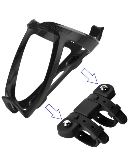 Base de Montaje para Botella ZONKIE - Soporte Silicona Negro