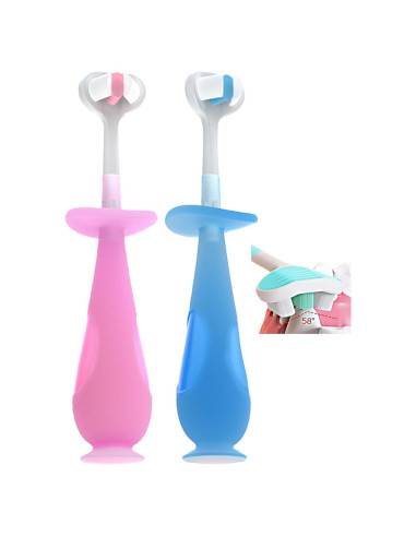 Cepillo de dientes para bebés FOREVIVE Y002 suave con base de succión