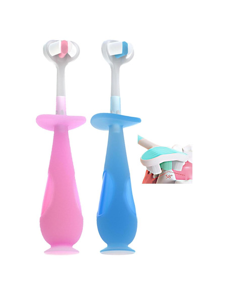 Cepillo de dientes para bebés FOREVIVE Y002 suave con base de succión