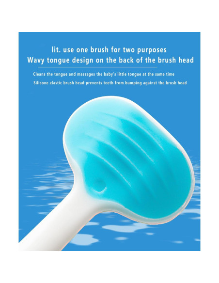 Cepillo de dientes para bebés FOREVIVE Y002 suave con base de succión