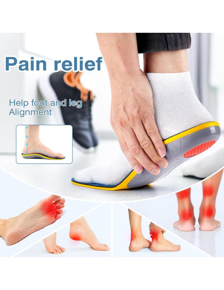 Inserts ortopédicos AnnyAm para fascitis plantar - Alivio dolor arco Inserts ortopédicos AnnyAm para fascitis plantar - Alivio dolor arco