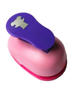 Troqueladora de Papel CADY Oso 7x5.4cm Manual Multicolor