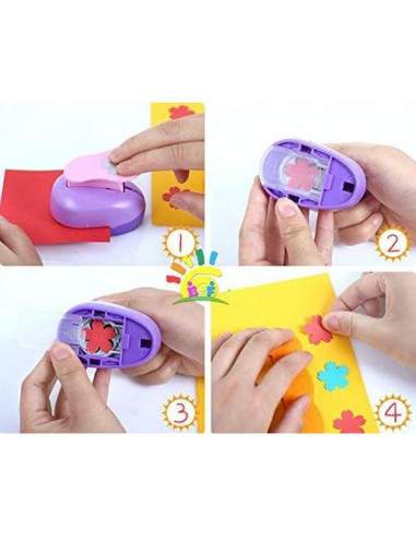 Troqueladora de Papel CADY Oso 7x5.4cm Manual Multicolor