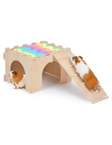 Casa para Cobayas Unicorn Catcher Extra Grande con Escaleras