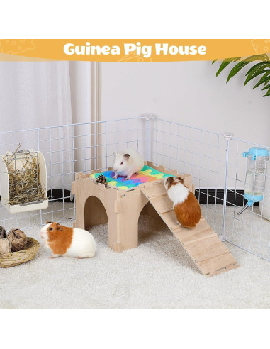 Casa para Cobayas Unicorn Catcher Extra Grande con Escaleras