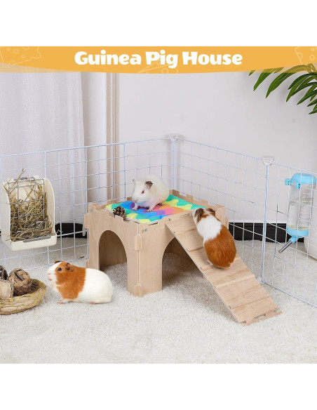 Casa para Cobayas Unicorn Catcher Extra Grande con Escaleras