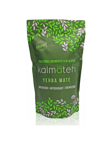 Yerba Mate Orgánica KALMATEH 0.45kg Sin Humo - Té Natural