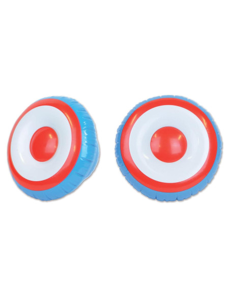 Escudos Inflables Beistle 2 Piezas 30.48 cm Héroes Halloween Escudos Inflables Beistle 2 Piezas 30.48 cm Héroes Halloween