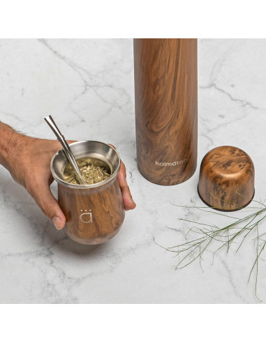 Yerba Mate Orgánica KALMATEH 0.45kg Sin Humo - Té Natural