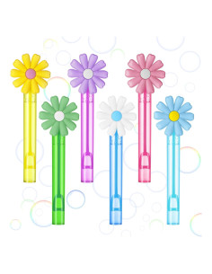 30 Varitas de Burbuja Margarita Pastel Gemscream 10 cm