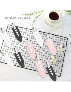 Clips de Cabello Sin Pliegues Cptots - 18 PZS, 3 Colores 2