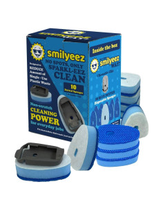 Recarga de Esponja Sin Plástico Smilyeez Azul 10 Unidades
