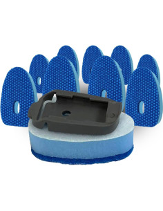 Recarga de Esponja Sin Plástico Smilyeez Azul 10 Unidades 2