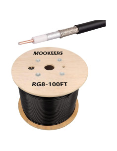 Cable Coaxial RG8 30.48m Shenzhenshi Maoke de Baja Pérdida