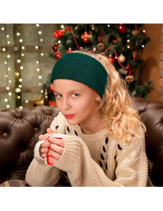 Diademas de Mujer Tejidas SATINIOR 5 Piezas Elásticas Invierno 2