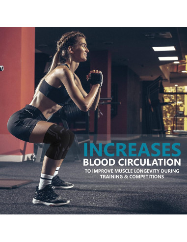 Mangas de Compresión para Rodilla Bodyprox - Pequeño - Soporte Deportivo