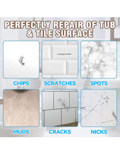 Pintura para Bañeras y Azulejos Balldanlu 30ml Blanco Brillante 2