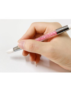 5 Piezas Bolígrafos de Escultura de Uñas FULINJOY - Doble Punta 2