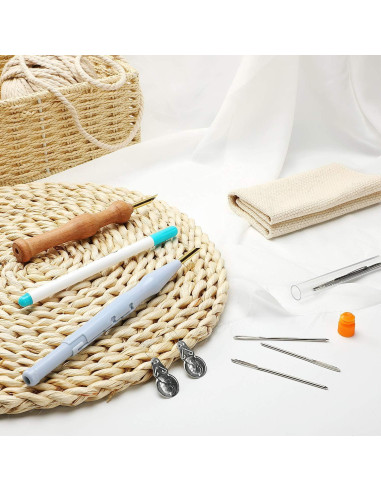 Kit de Agujas de Punch WILLBOND 17 Piezas para Bordado